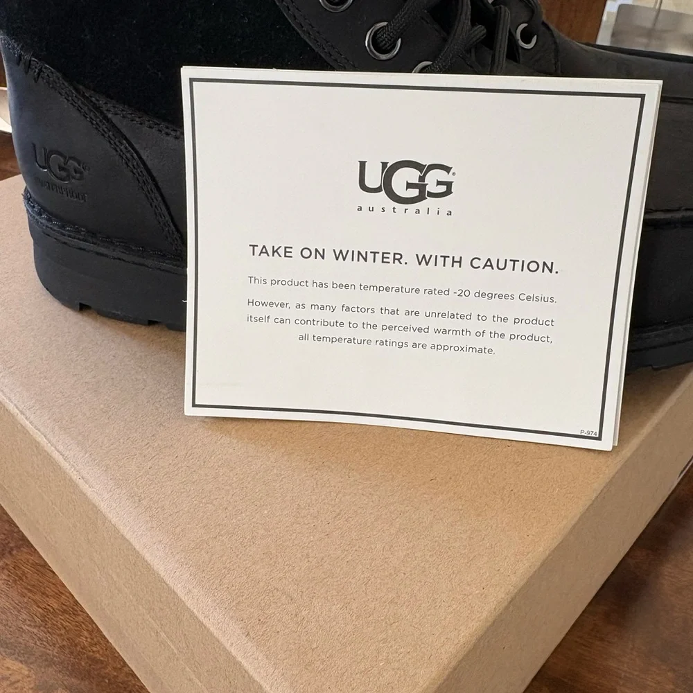 UGG Men's Black Boots - Picture 4 of 11